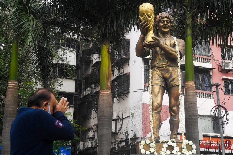 In cricket-crazy India, fans mourn &#39;our god&#39; Diego Maradona | Football News  | Al Jazeera