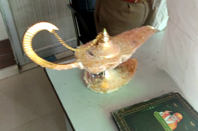 Aladdin lamp, India