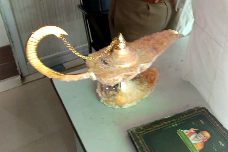 Aladdin lamp, India