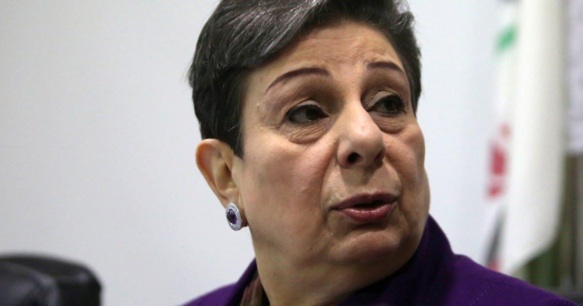 Top PLO official Hanan Ashrawi resigns: Reports | PLO News | Al Jazeera