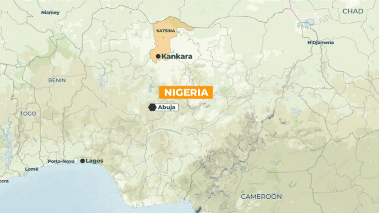 Nigeria Katsina state map