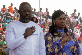 Liberian President George Weah came to power in January 2018 [File: Reuters/Thierry Gouegnon]