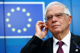 Josep Borrell, High Representative for Foreign Affairs and Security Policy and Vice-President of the European Commission, holds a news conference