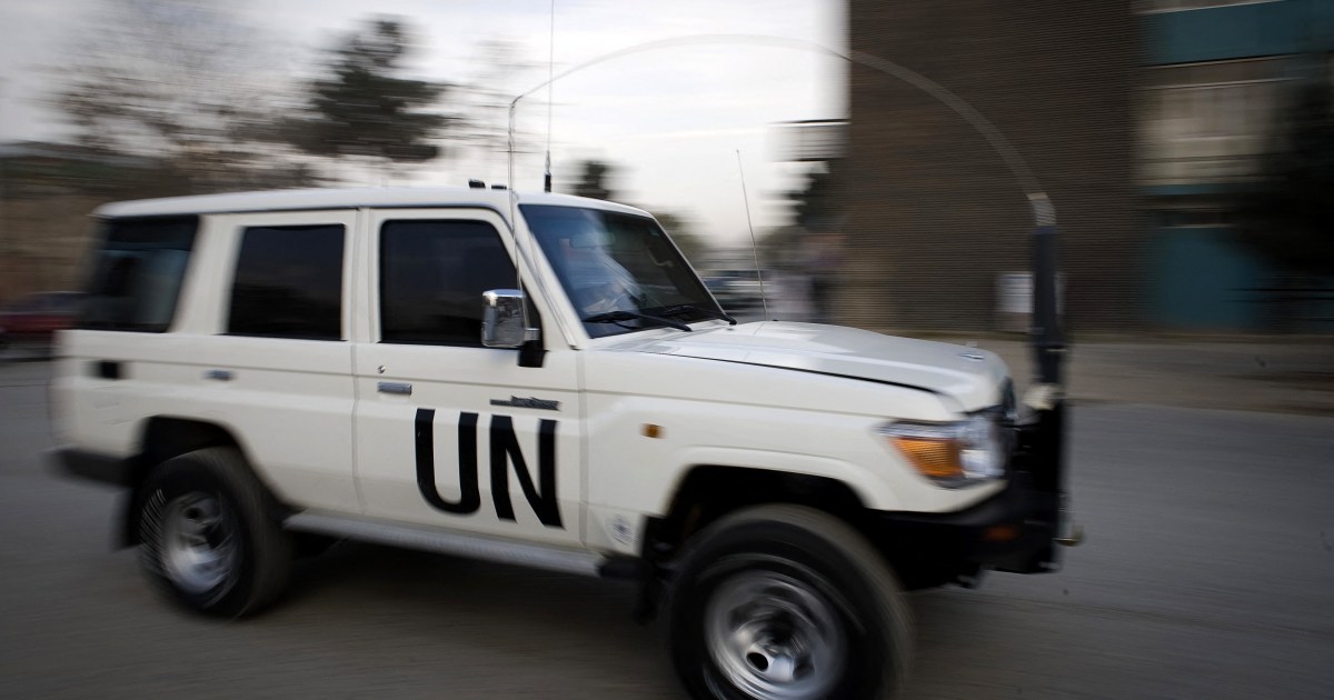 Five Afghan security force members killed in attack on UN convoy