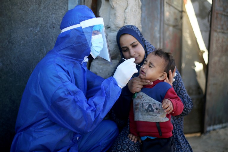 Egymillió adag, koronavírus elleni vakcinát küldött az Egyesült Arab Emírségek a Gázai övezetbe