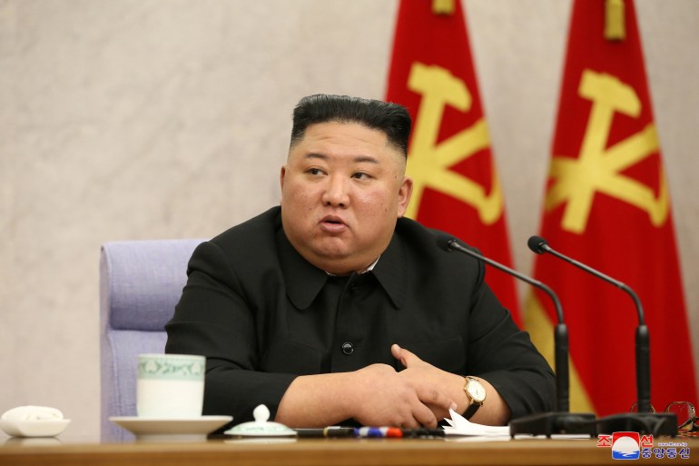 Kim Jong Un slammed his cabinet for failing to come up with new ideas to salvage North Korea's crisis-hit economy [KCNA via Reuters]