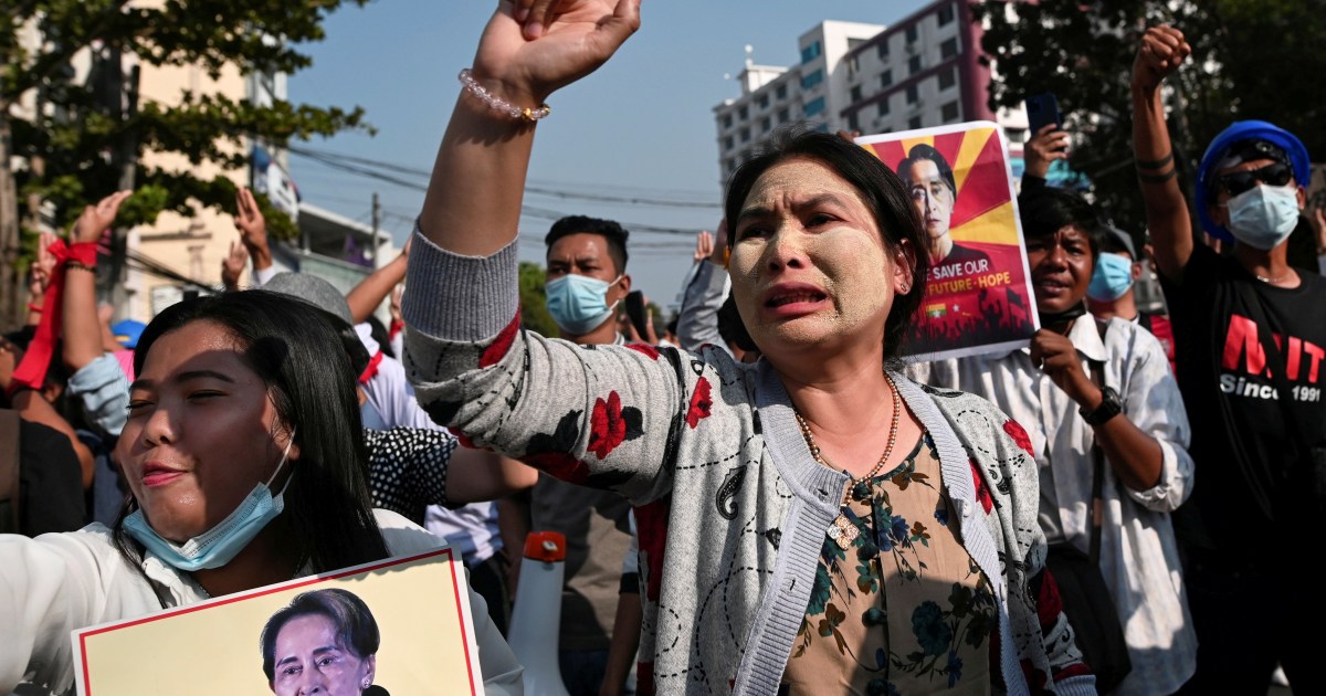 Myanmar blocks internet for second night in bid to choke protests