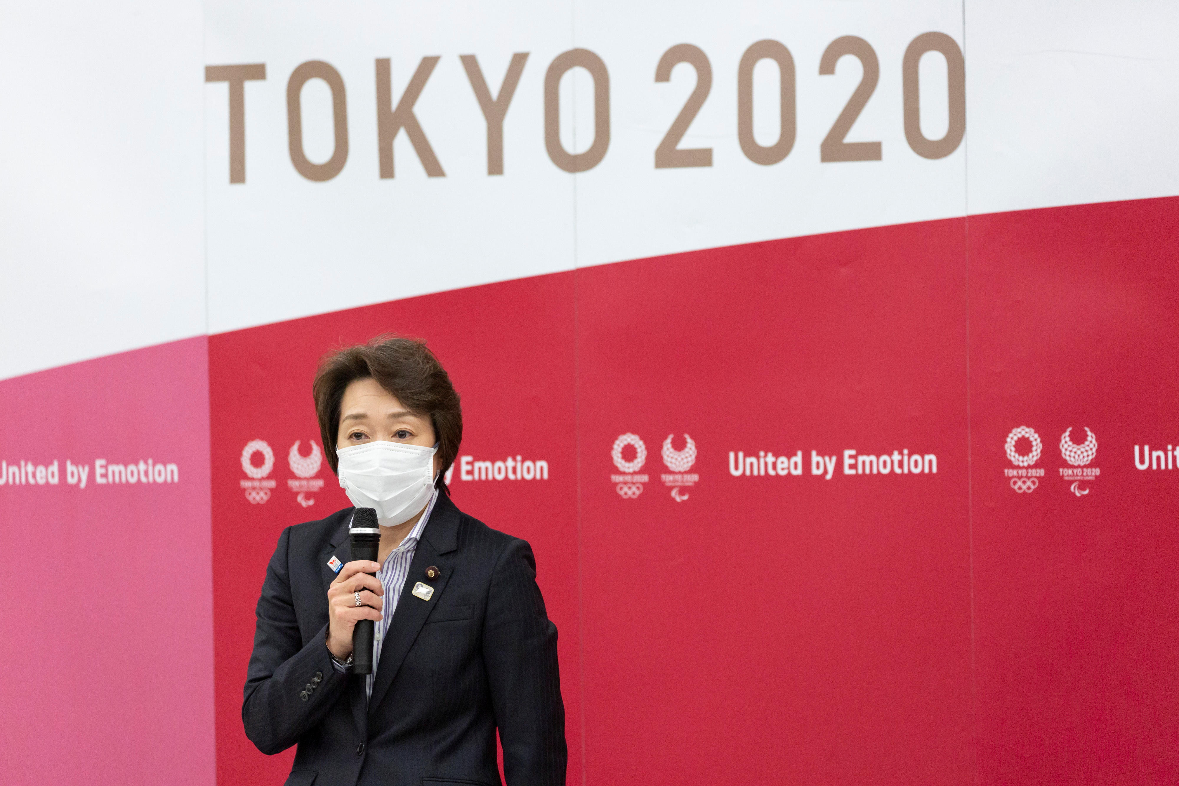 Seiko Hashimoto, president of the Tokyo 2020 Olympics Organising Committee, speaks during the Tokyo 2020 Executive Board meeting, in Tokyo on February 18, 2021 [Yuichi Yamazaki/Pool via Reuters]