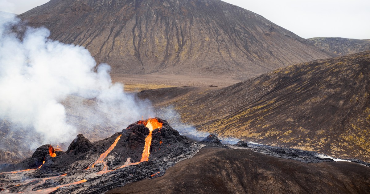 The Icelandic volcano disappeared after the first eruption in 900 years  News about volcanoes