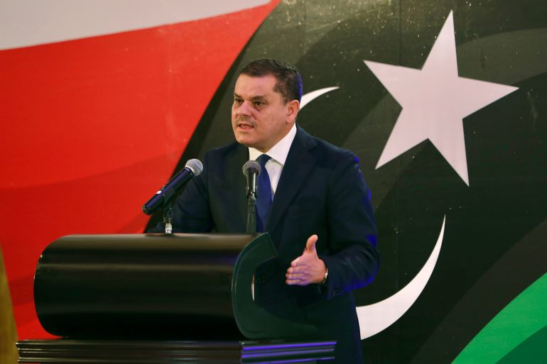 Dbeibah has pledged he would “accept no new transitional phase or parallel authority” and would hand over power only to an elected government [File: Hazem Ahmed/AP]