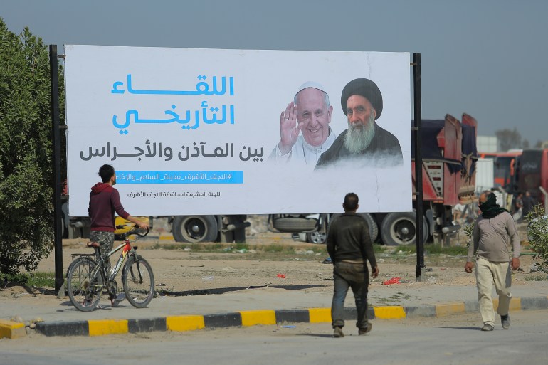 Pope Francis embarks on historic visit to Iraq | Religion News | Al Jazeera