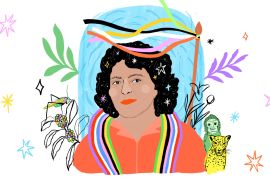 Environmental activist Berta Cáceres was killed on March 2, 2016, in Honduras [Courtesy of Camila Villota B/Amnesty International]