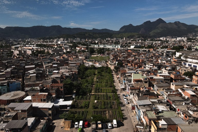 The Horta de Manguinhos project is an urban farm in a favela in Rio de Janeiro [Ian Cheibub/Al Jazeera]