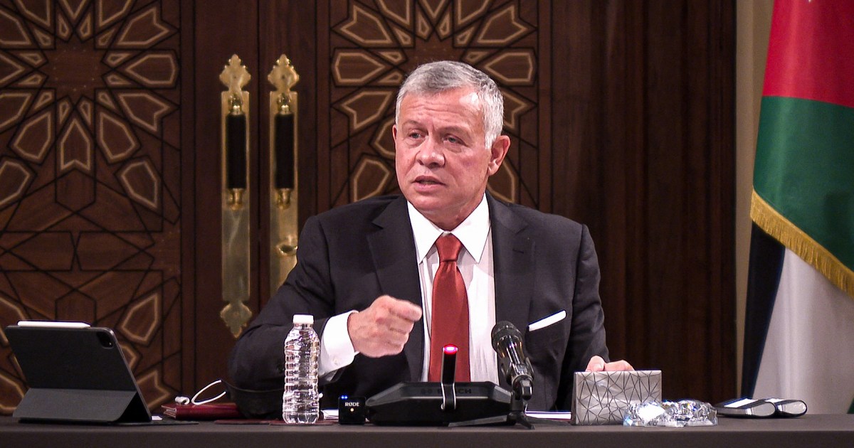 Il re Abdullah di Giordania afferma di sopprimere la sedizione |  Notizie di politica