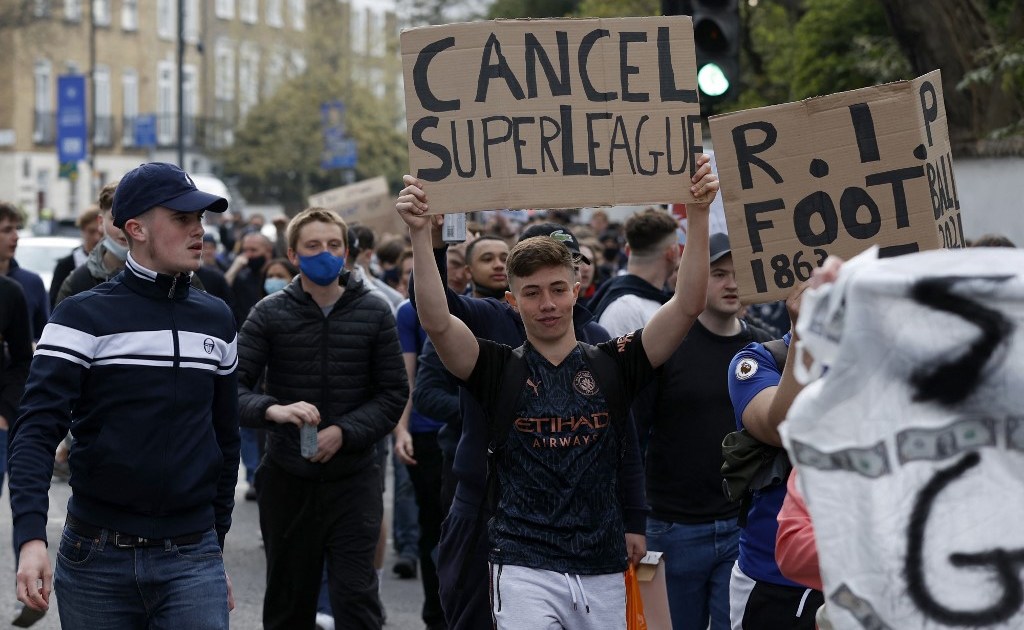 English FA opens inquiry into European Super League breakaway