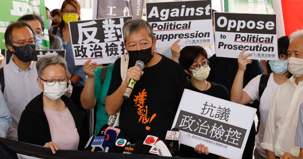 Veteran Hong Kong democracy leaders convicted over peaceful rally