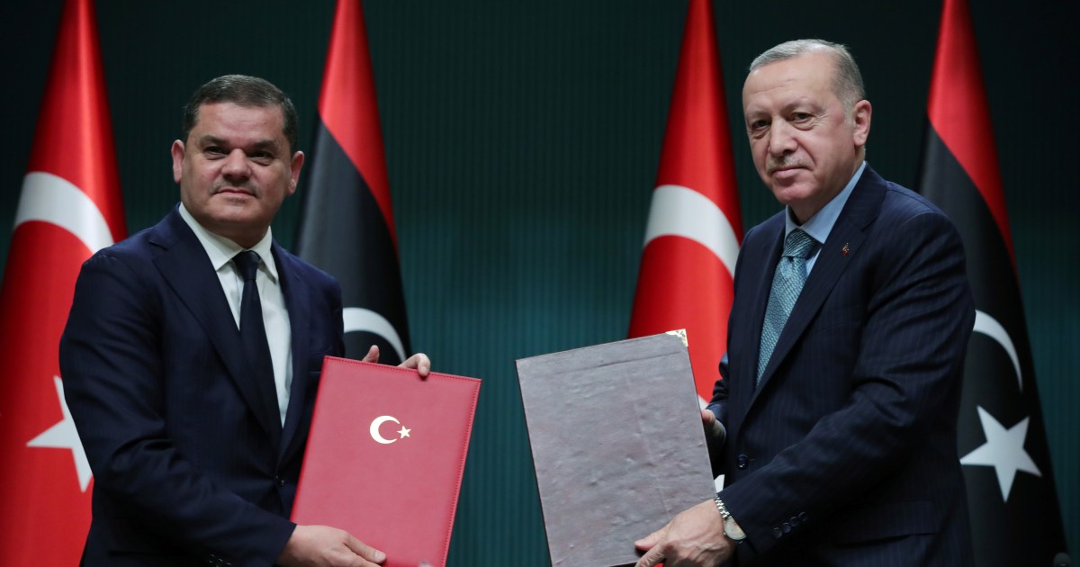 Η Τουρκία και η Λιβύη ανανεώνουν τη δέσμευσή τους για επίμαχη θαλάσσια συμφωνία |  Ρετζέπ Ταγίπ Ερντογάν Ειδήσεις