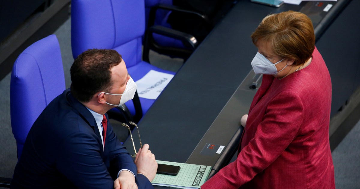 Germany’s Merkel pushes for widening of powers as COVID surges