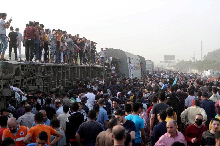Egyptian rail accidents are mostly blamed on poor infrastructure and maintenance [File: Mohamed Abd El Ghany/Reuters]
