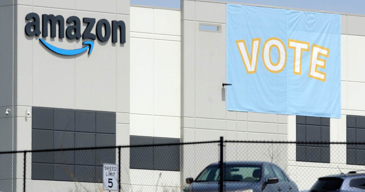 Amazon workers in Alabama vote against unionization  Business and economy news