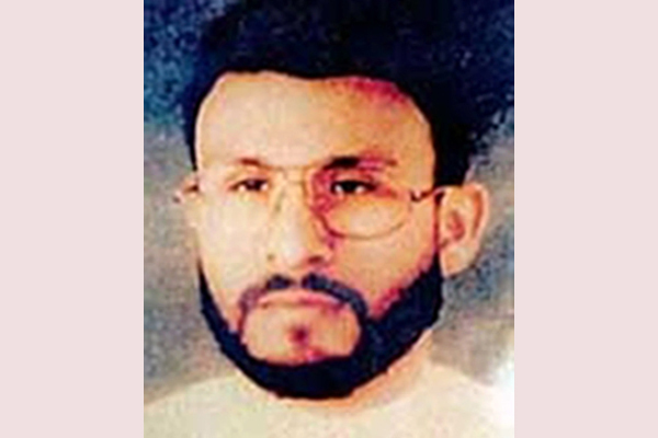 Photo provided by US Central Command, shows Abu Zubaydah, date and location unknown. 