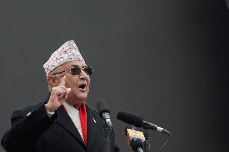 The move deals a major blow to caretaker Prime Minister KP Sharma Oli, who was unable to muster a majority in the House of Representatives and had sought to force a fresh election by dissolving parliament on May 22 [File: Navesh Chitrakar/Reuters]