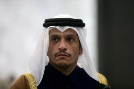 Qatari Foreign Minister Sheikh Mohammed bin Abdulrahman Al Thani is holding meetings with Iranian officials in an effort to restore Tehran&#39;s nuclear deal with Western powers [File: Mohamed Azakir/Reuters]