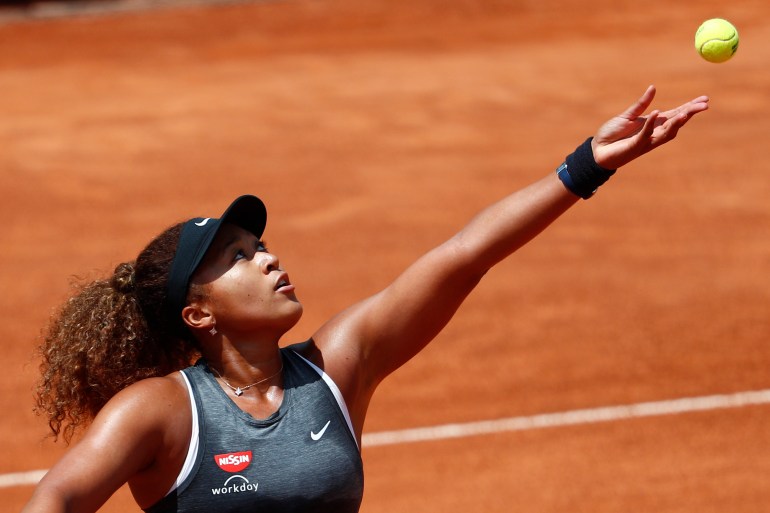Osaka said she suffered 'long bouts of depression' since the 2018 US Open [Guglielmo Mangiapane/Reuters]