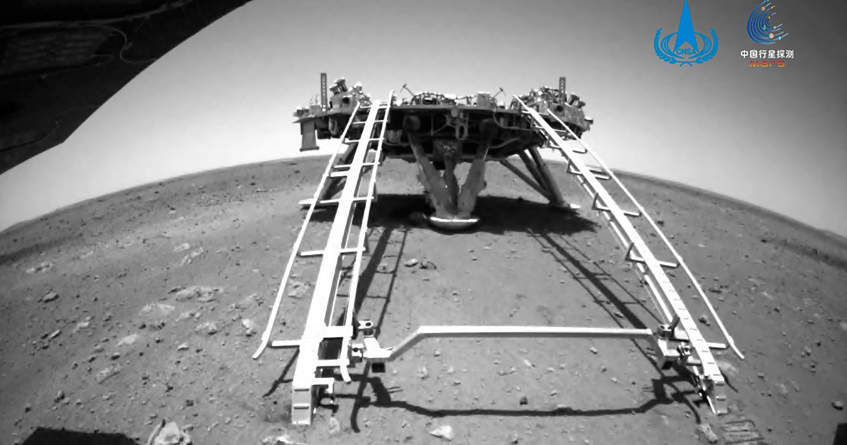La sonda cinese su Marte guida il suo primo veicolo sulla superficie del pianeta rosso |  Notizie di scienza e tecnologia