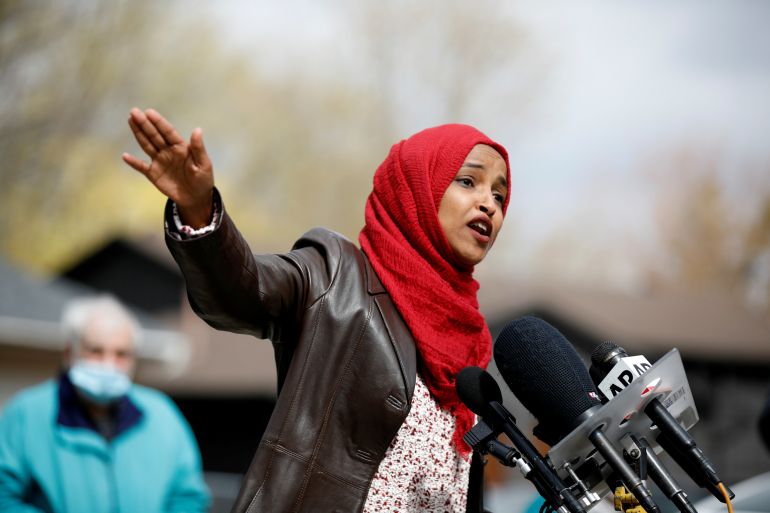 A question from Ilhan Omar sparks furore in US Congress | Politics News | Al Jazeera