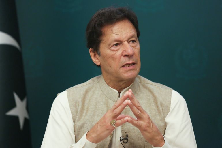 Pakistan's Prime Minister Imran Khan
