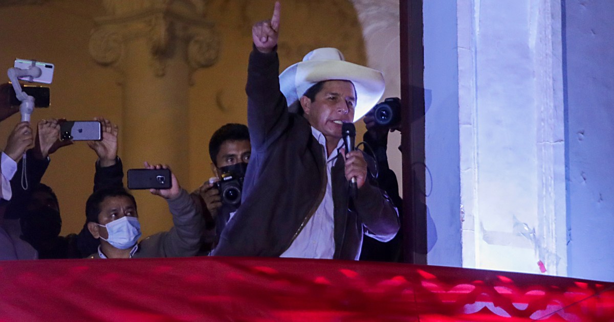 Peru: Pedro Castillo claims victory, his opponent fights results |  Elections News | Al Jazeera