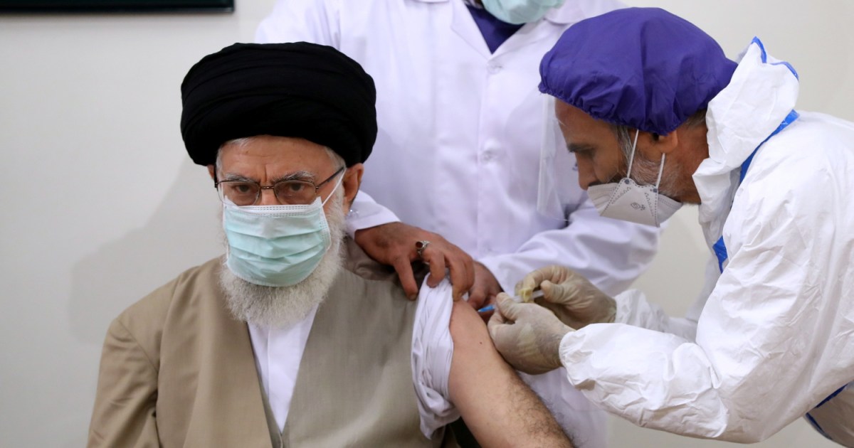 Iran’s Supreme Leader Khamenei receives local COVID vaccine