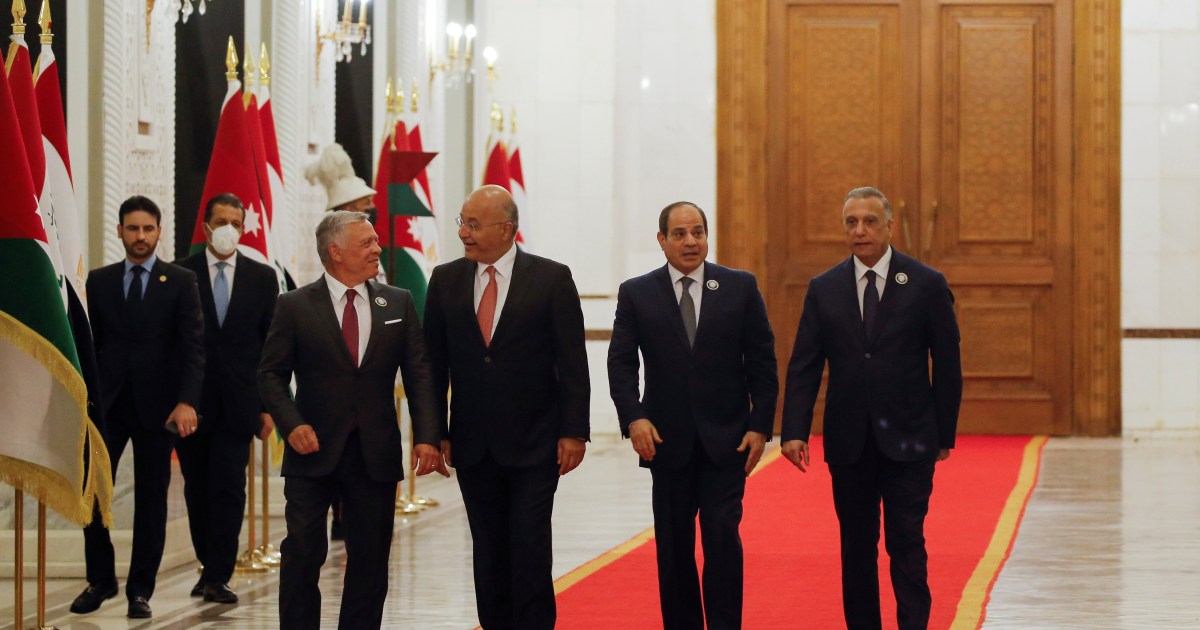 Egypt, Jordan and Iraq leaders meet at Baghdad summit