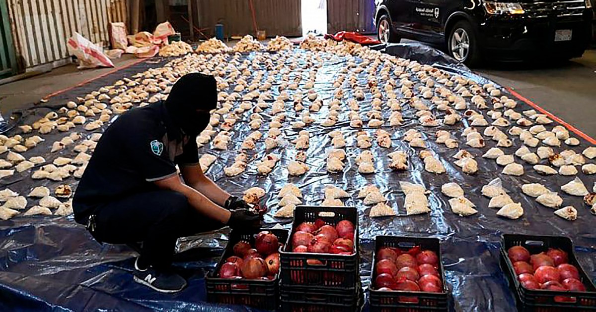 Saudi Arabia seizes 4.5m amphetamine pills hidden in oranges
