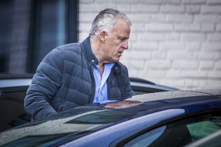 Dutch crime reporter Peter R. de Vries, spokesperson for the Verstappen parents, arrives at the court in Maastricht, the Netherlands, 08 March 2019