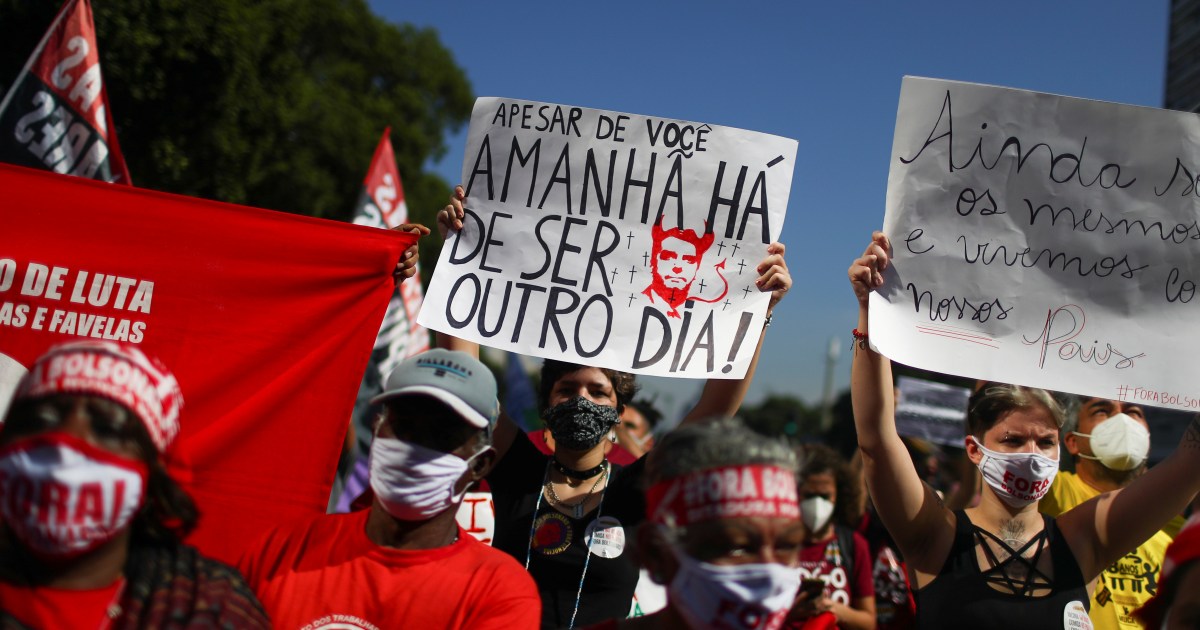 Brazilians protest Bolsonaro’s dealing with of the COVID pandemic