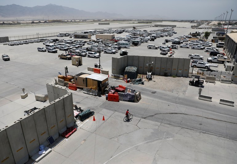 US left Bagram Airfield without notice, Afghan officials say