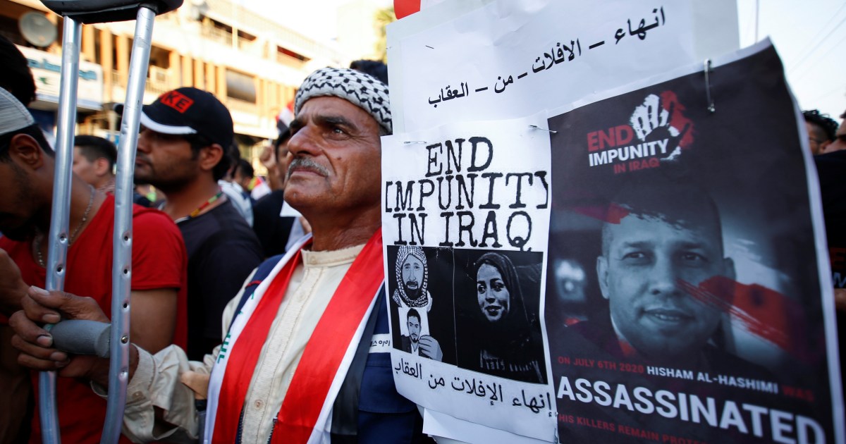 Iraqi protesters demand accountability after militants were killed | Middle East News