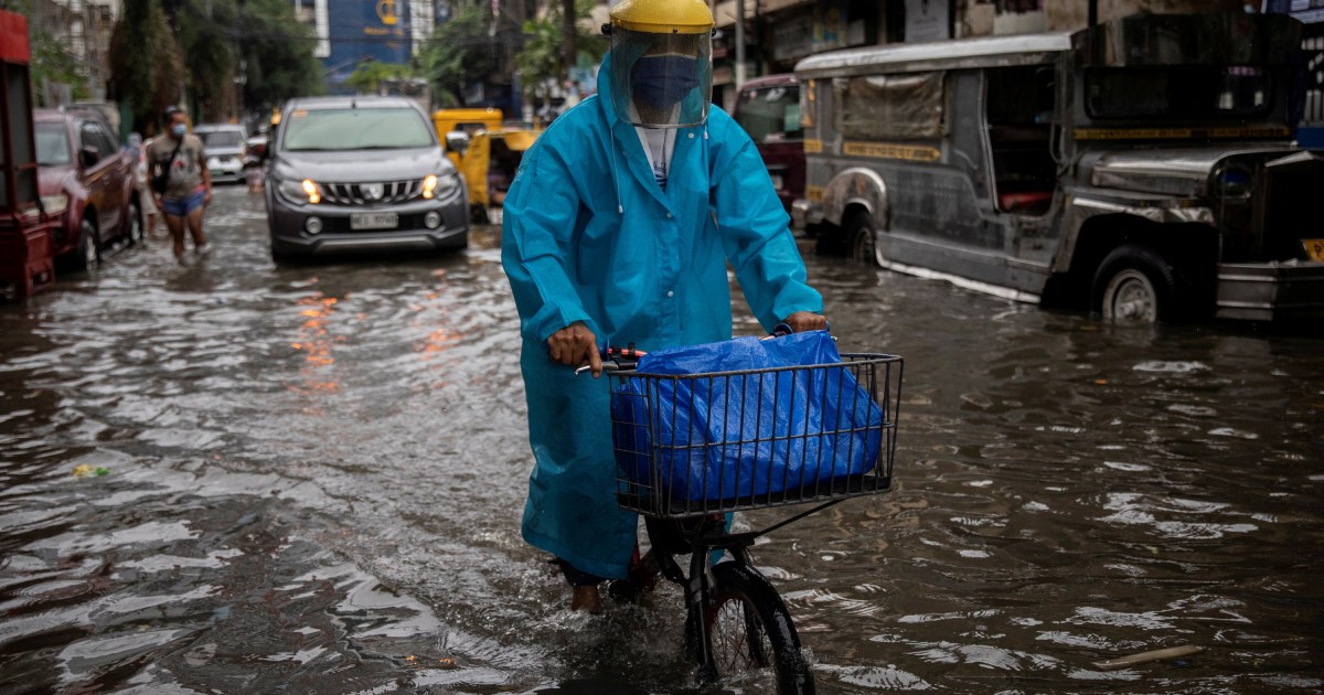 Philippines evacuates thousands as monsoon rains flood Manila