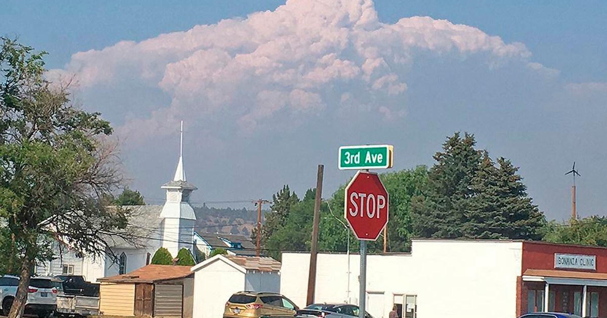 Spreading wildfire in western US destroys dozens of homes