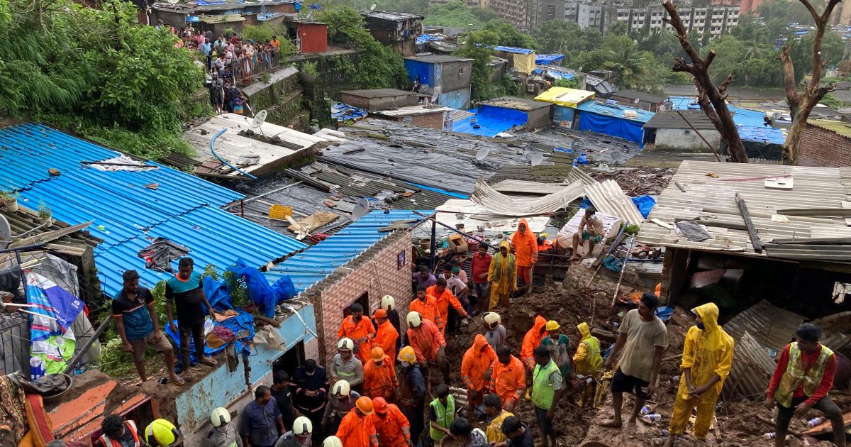 Landslides kill at least 20 in India’s Mumbai after monsoon rains