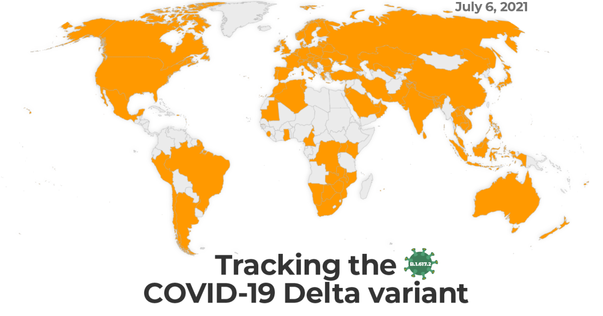 Photo of Map: Tracking Delta variants | Coronavirus pandemic news