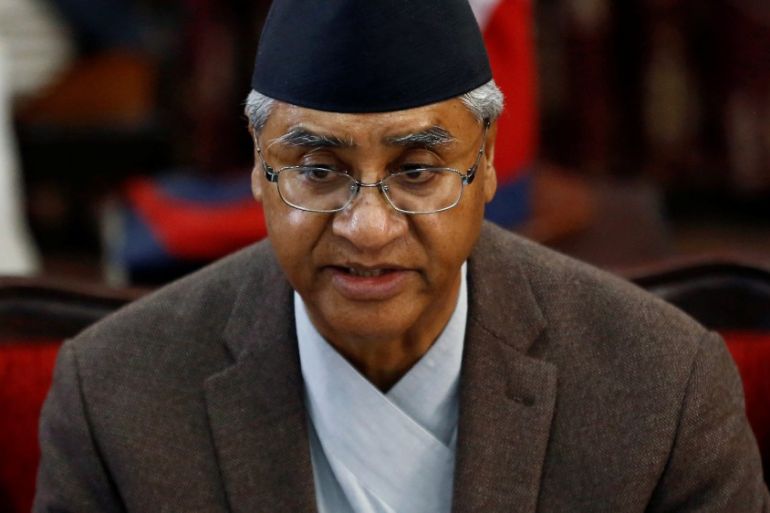 Nepalese Prime Minister Sher Bahadur Deuba
