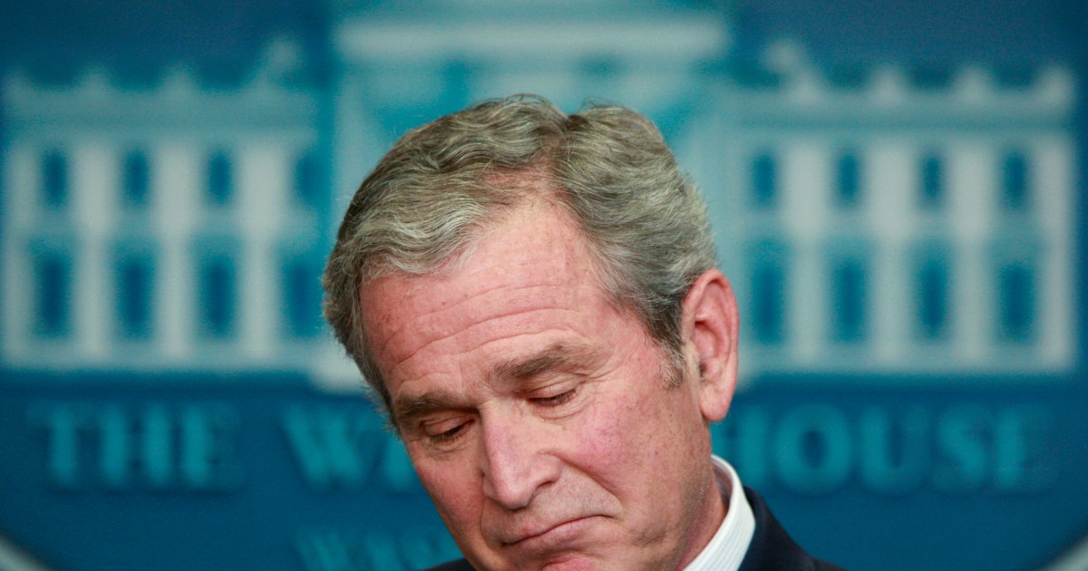 George W Bush should shut up and go away