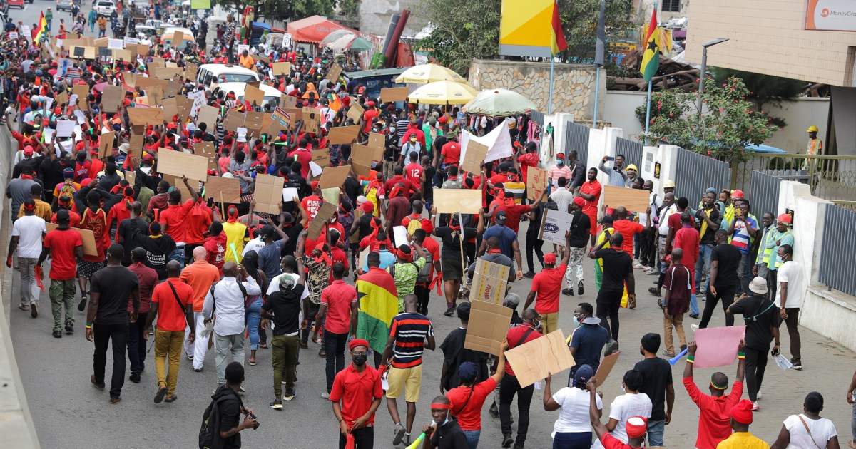 Ghana’s #FixTheCountry protesters take to Accra’s streets