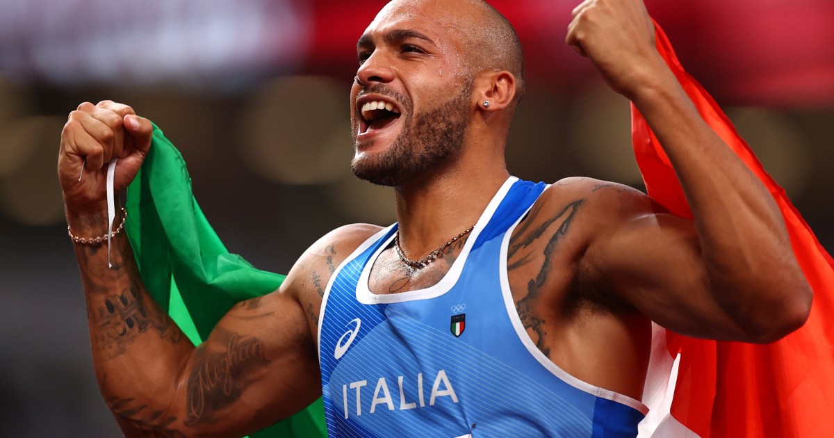 Italy’s Jacobs wins shock Olympic gold in men’s 100 metres
