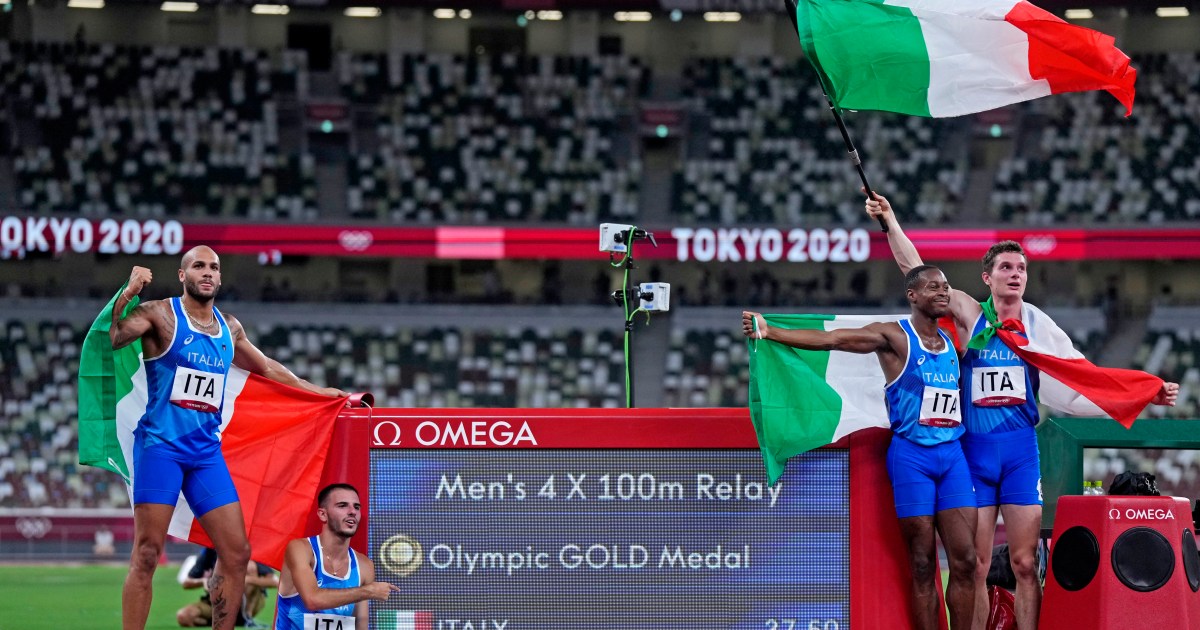 Olympics: Italy and Jamaica take sprint relay golds at Tokyo 2020