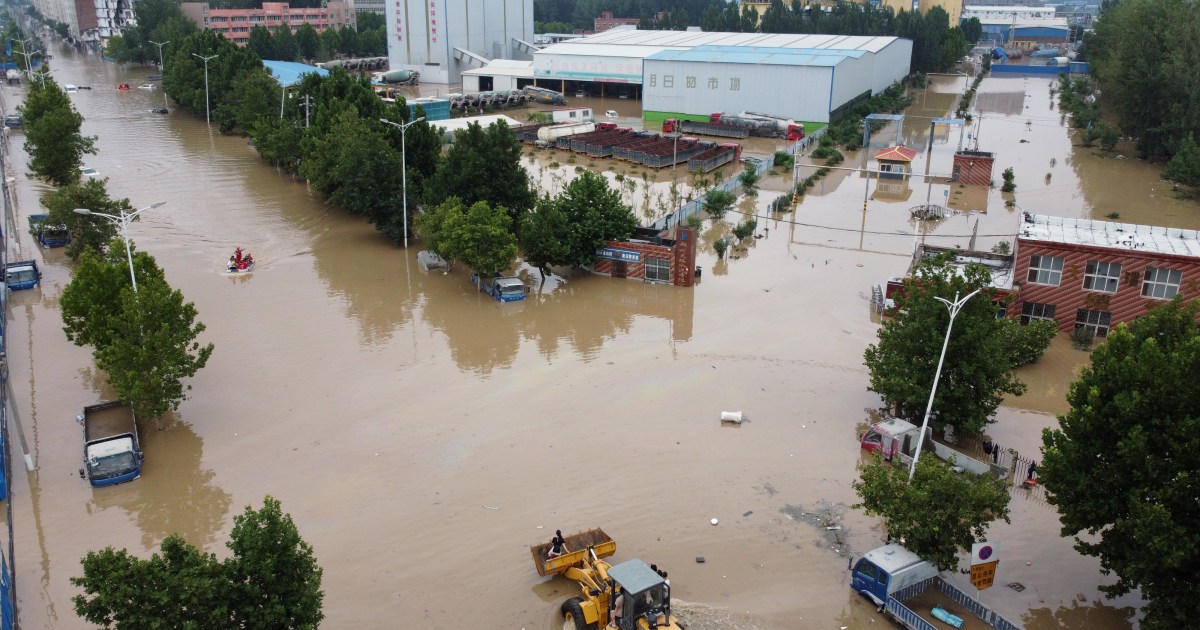 Le città cinesi annunciano “allerta rossa” per la pioggia mentre il bilancio delle vittime delle inondazioni aumenta |  Notizie sui cambiamenti climatici