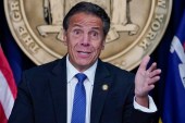 New York Governor Andrew Cuomo speaks to reporters during a news conference, on Wednesday, June 23, 2021, in New York [Mary Altaffer/AP]